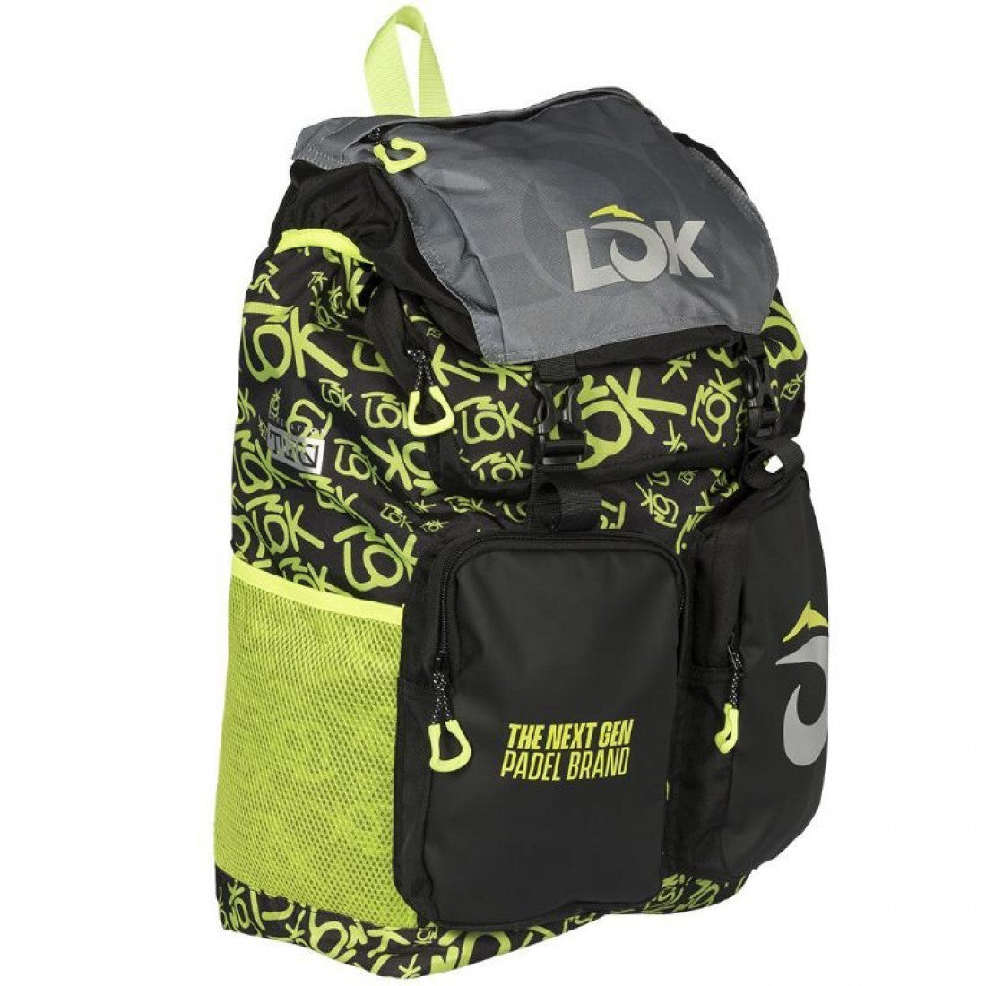 Lok Adventure 2 Backpack Black Green Fluor