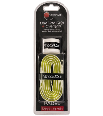 DUAL GRIP SHOCKOUT BLANCO/ AMARILLO