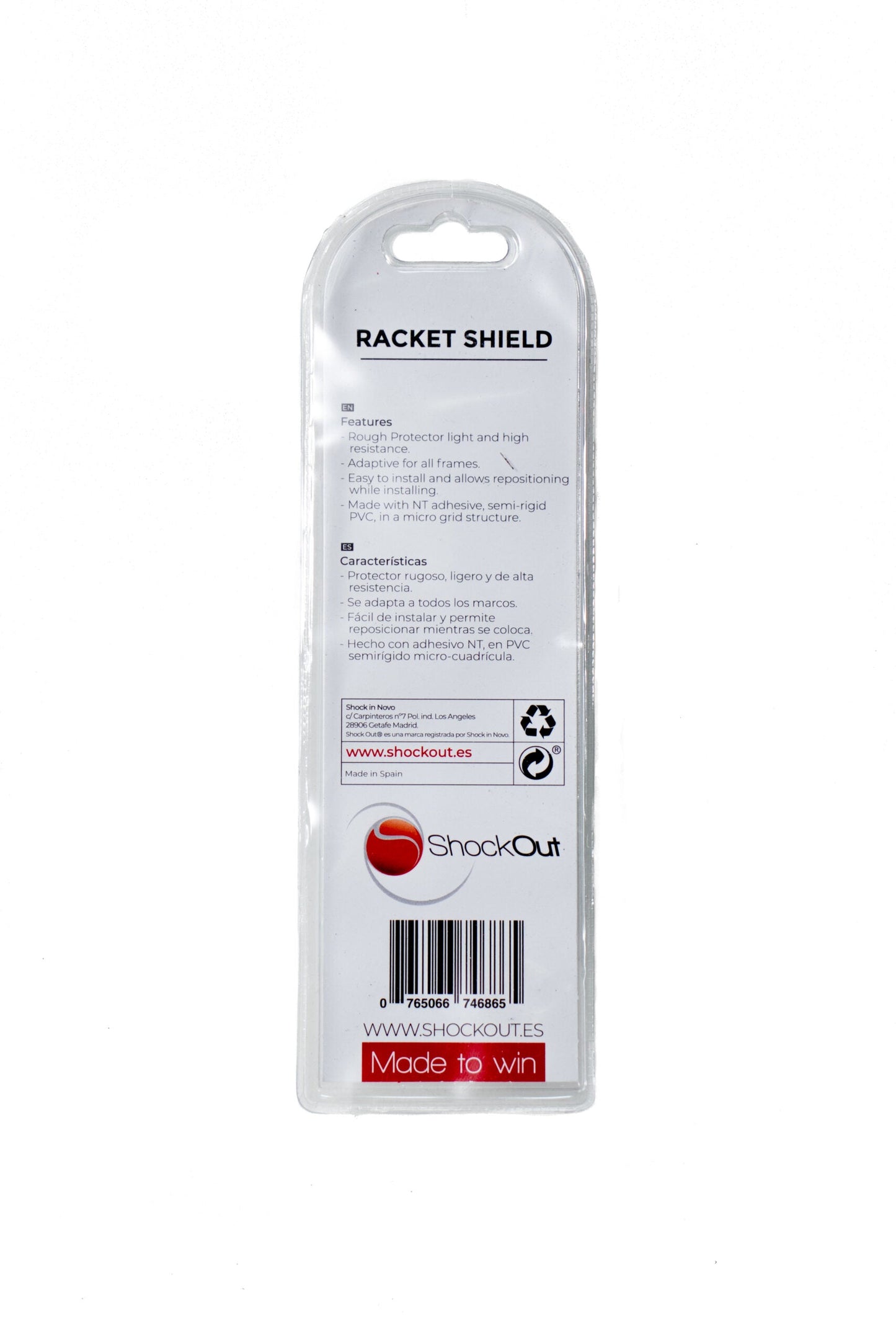 PROTECTORES SHOCKOUT TRANSPARENTE