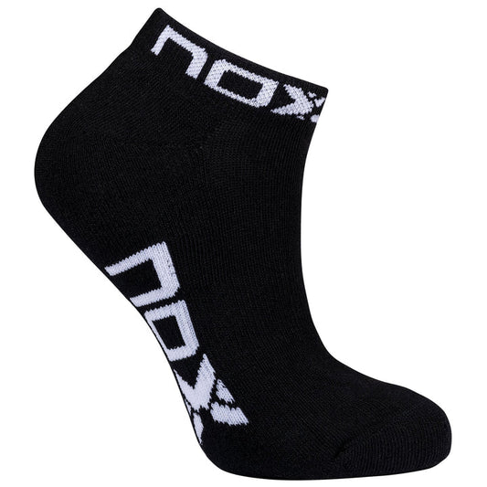 NOX ANKLE LENGTH BLACK WITH WHITE LOGO WOMEN'S TECHNICAL SOCKS