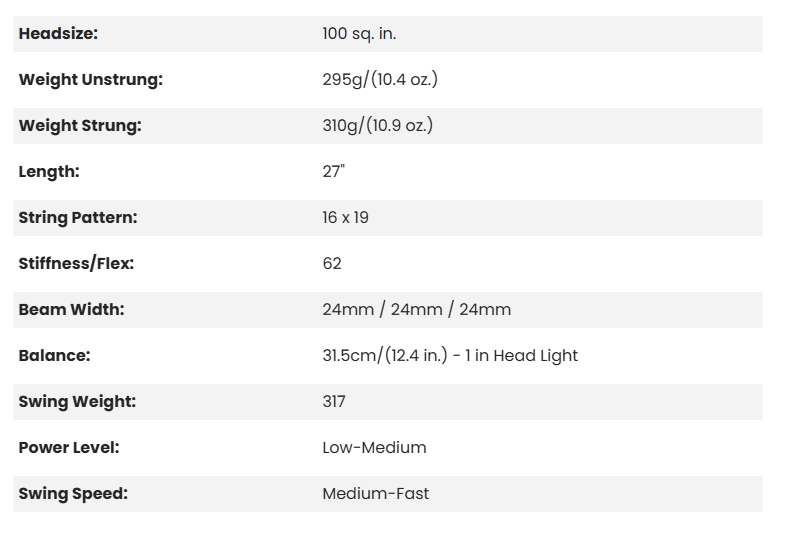 HEAD BOOM MP 2024 (100) UNSTRUNG