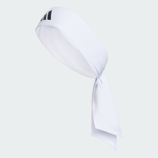 ADIDAS ALPHASKIN TIE HEADBAND WHITE