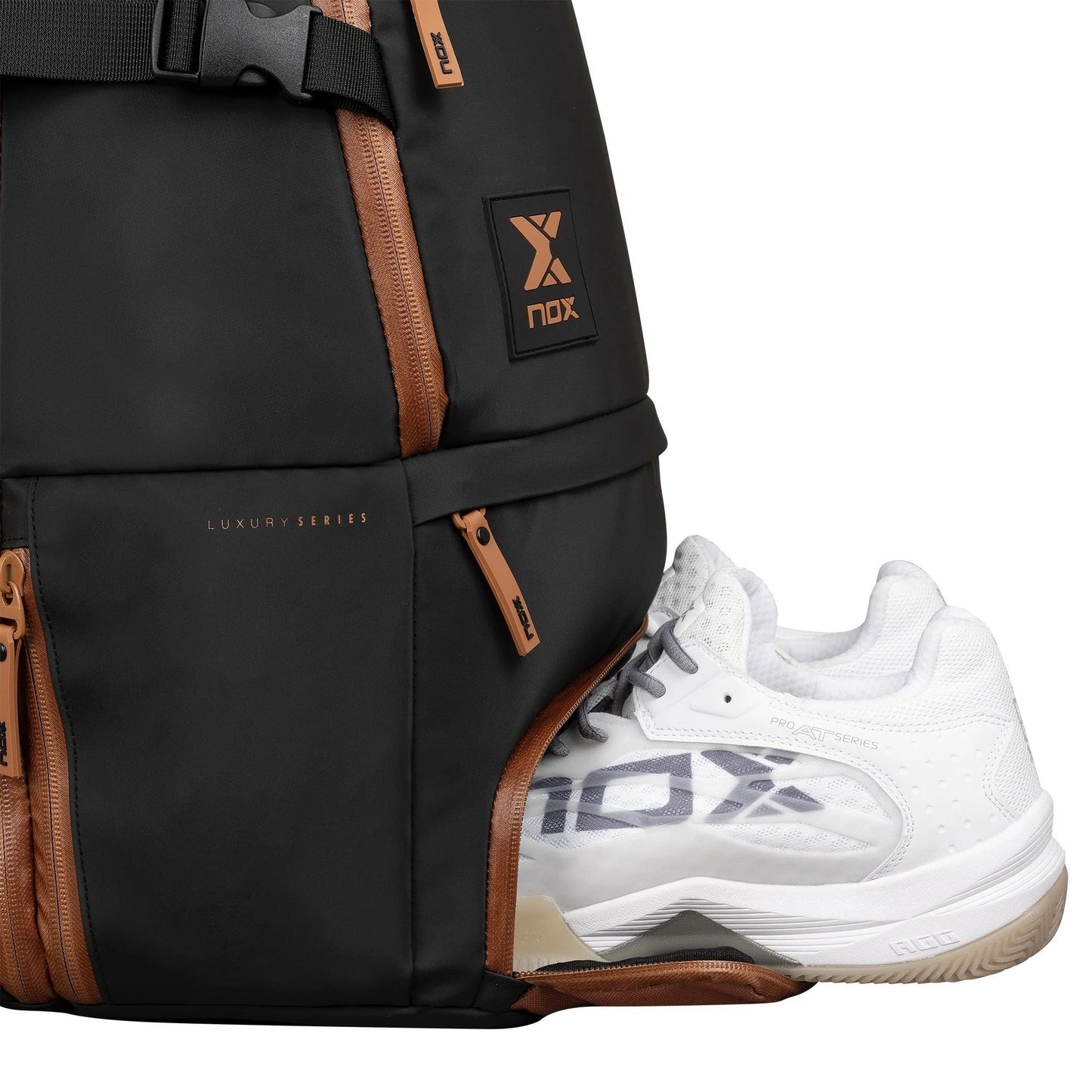 NOX BACKPACK OPEN SERIES BLACK/BROWN