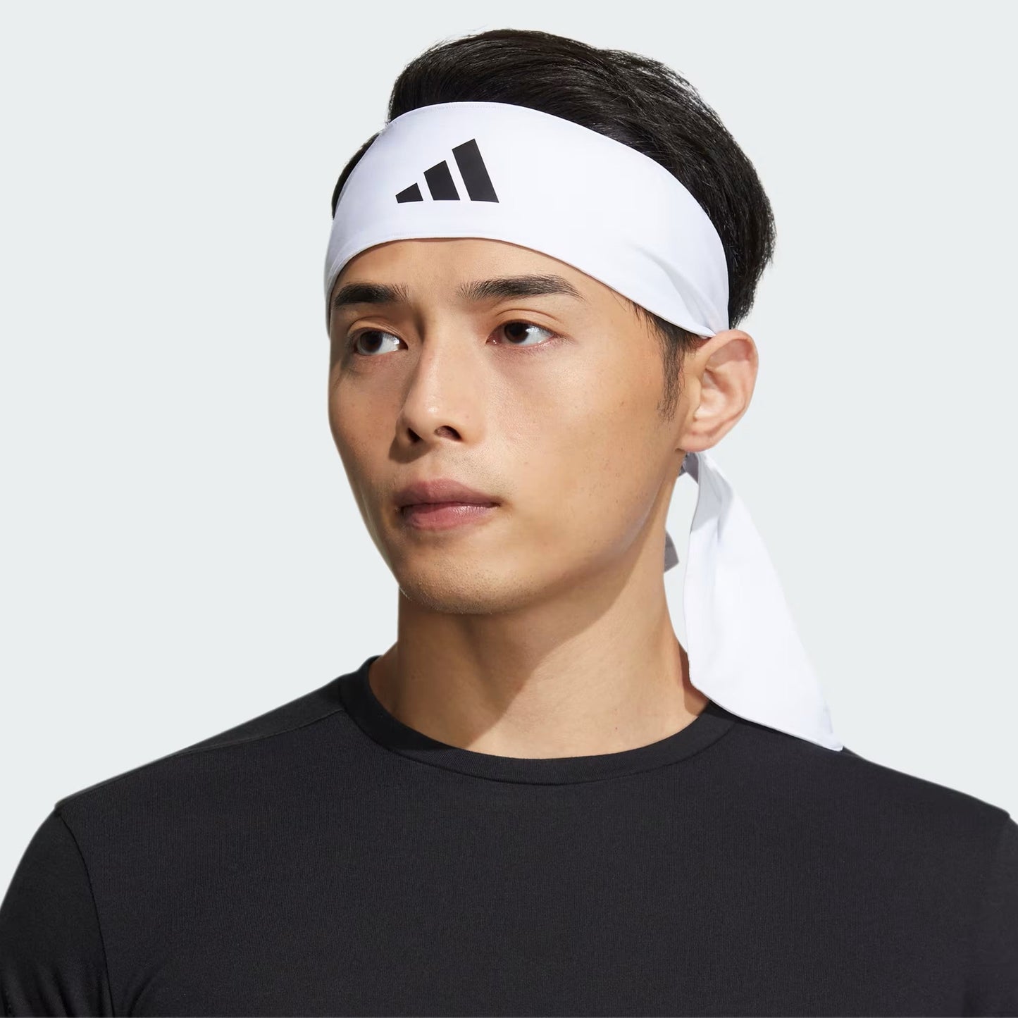ADIDAS ALPHASKIN TIE HEADBAND WHITE