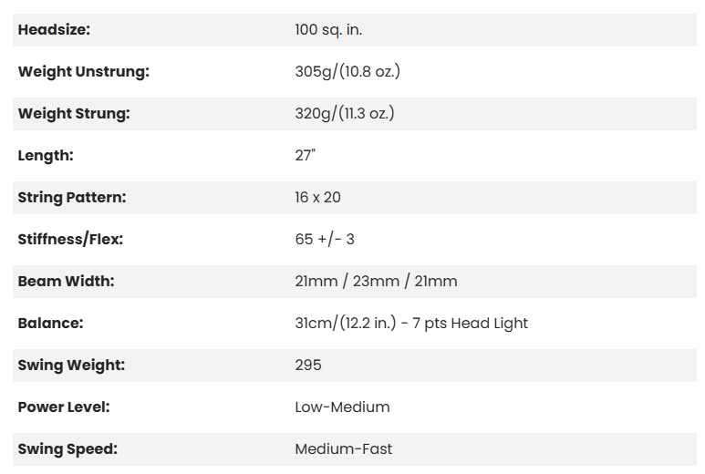 BABOLAT PURE STRIKE 100 (16x20) - 2025 UNSTRUNG